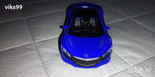 Металeн автомобил Honda NSX - Welly 1:34, снимка 7 - Колекции - 39094192