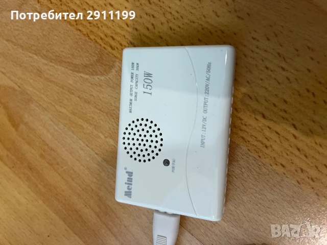 Мини инвертор от 12V на 220V Meind, снимка 3 - Друга електроника - 51124375