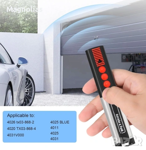  SOMMER 868 MHz дистанционно управление за гаражна врата 4020 TX03-868-4 4020V000, снимка 8 - Друга електроника - 53306111