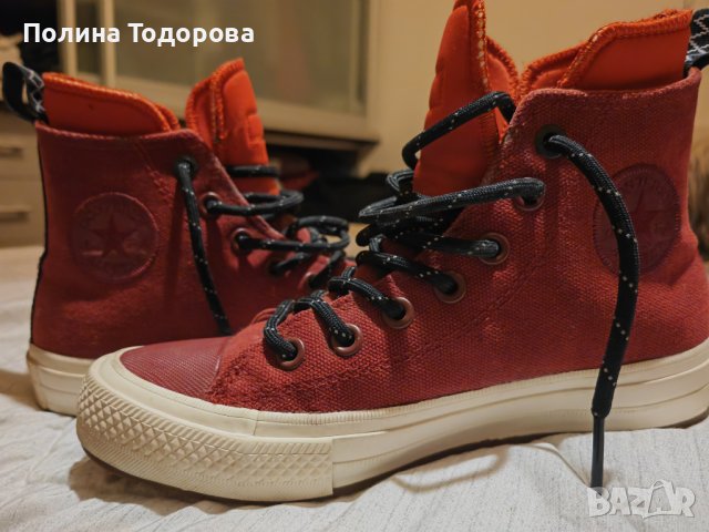 Червени кецове Chuck Taylor Converse, размер 36.5 , снимка 18 - Кецове - 44005193