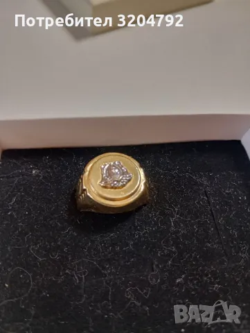 Мъжки златен пръстен 14к, снимка 3 - Пръстени - 49695899