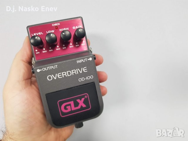 GLX Overdrive OD-100 Effekt-Pedal - Овердрайф педал за ел китара - КАТО НОВ, снимка 2 - Китари - 33006530