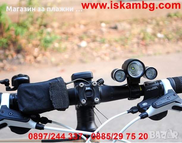 Акумулаторен челник, фенер за колело LL-6633 CREE XM-L T6 и XP-E Q5, снимка 17 - Други стоки за дома - 28469934