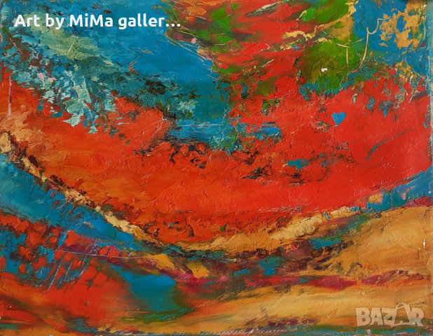 Абстракция, картина, маслени бои / платно, оригинал