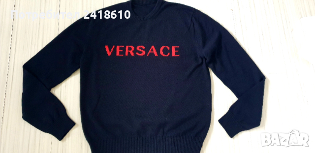 Versace  Cotton Knit Mens Size 50 /  L ОРИГИНАЛ! Мъжки Памучен Пуловер!
