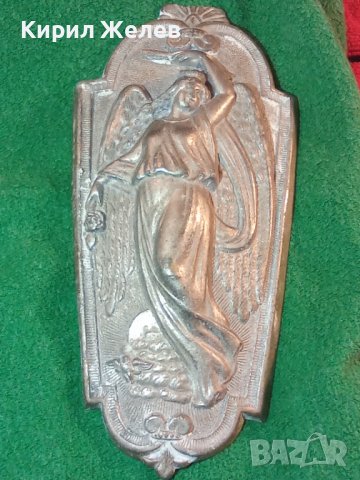 СТАР БАРОКОВ МЕТАЛЕН БАРЕЛЕФ АПЛИКАЦИЯ ОЛОВО СТИЛЕН и КРАСИВ 20887, снимка 14 - Антикварни и старинни предмети - 31696949
