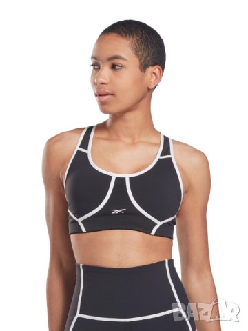 REEBOK Спортен сутиен Lux Racer Colorblocked Padded H51697, снимка 2 - Корсети, бюстиета, топове - 40447815