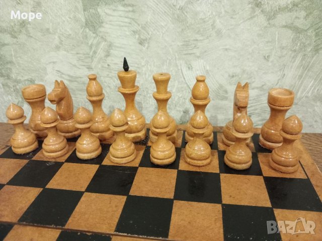 Шах с дървени фигури , снимка 2 - Шах и табла - 40219672