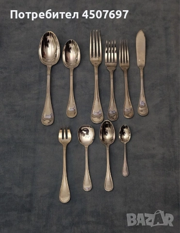 Луксозни Посребрени прибори за хранене Christofle Albi 126 Части., снимка 6 - Прибори за хранене, готвене и сервиране - 53056684