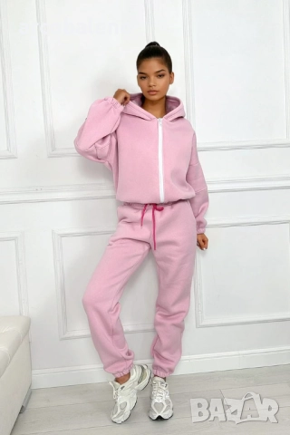 Дамски зимен комплект анцуг Charlie, 3цвята , снимка 2 - Комплекти - 51625005