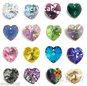 Сваровски Колие”heart''28мм. Crystals from SWAROVSKI®, снимка 14 - Колиета, медальони, синджири - 18198811