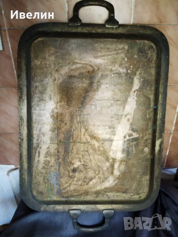 стара посребрена табла арт деко, снимка 2 - Антикварни и старинни предмети - 26350568