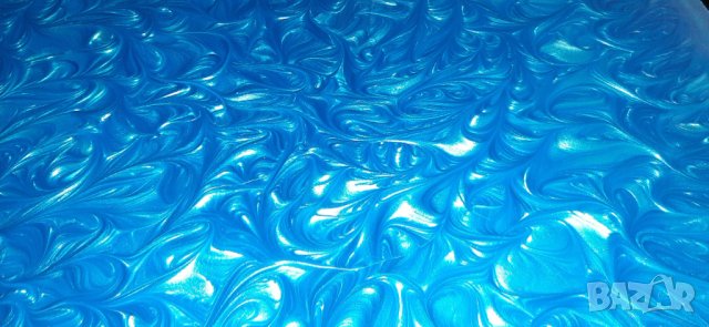 Защитен Плот за маса епоксидна смола ярко син , снимка 6 - Маси - 37881086