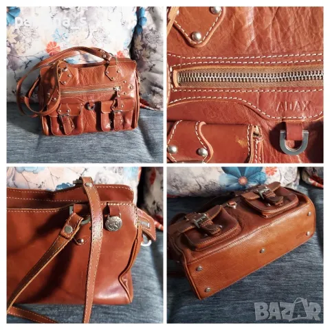 Винтидж аутлет! / Две Чанти от естествена кожа "Jucy Couture", "Adax" / genuine leather , снимка 10 - Чанти - 43360340