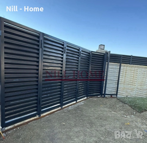 Ограда ( тип щора ) ЛАМЕЛИ/ПАНА/ВРАТИ/СТЪЛБОВЕ/АНТРАЦИД, снимка 8 - Огради и мрежи - 52745976