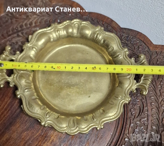 Масивна месингова чиния , снимка 8 - Чинии - 53288570