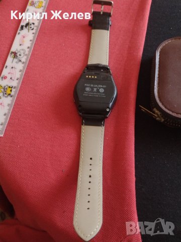 Смарт часовник  с кожена каишка много красив нов не е носен 42771, снимка 6 - Смарт часовници - 43743756