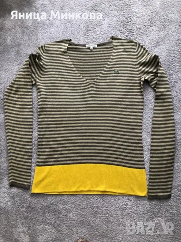 Дамска блуза- Lacoste, снимка 2 - Блузи с дълъг ръкав и пуловери - 47493082