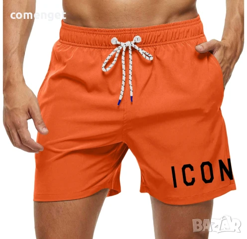 ЛЯТО 2025! Мъжки бански / плувни шорти ICON - 5 хитови цвята!