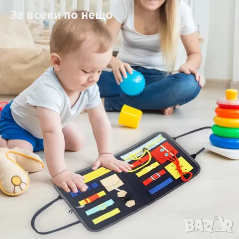Детска чанта Busy Board, снимка 6 - Образователни игри - 48792595