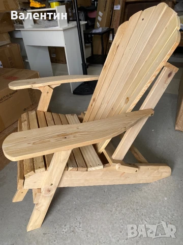 Сгъваем градински стол Адирондак , снимка 6 - Столове - 50829742