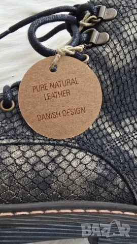 Детски боти естествена кожа подплатени с вълна №30 - НОВИ, снимка 4 - Детски боти и ботуши - 52219498