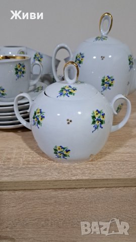 Много красив руски порцеланов сервиз!, снимка 6 - Сервизи - 43188150