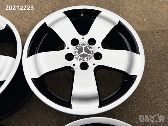 4 броя алуминиеви джанти за Мercedes-Benz E-Class 16, снимка 8 - Гуми и джанти - 49823399