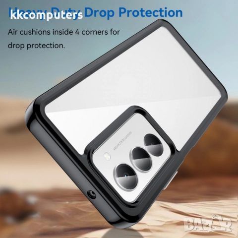 WANLONFENG XC Series Защитен калъф с Протектор за Xiaomi Redmi 15 5G/ 4G | Удароустойчив TPU,Темпери, снимка 7 - Калъфи, кейсове - 51995367