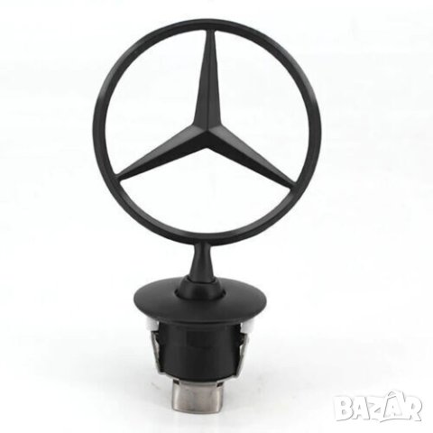 емблема за Мерцедес Mercedes-Benz 44mm черен гланц S E C CLK, снимка 1 - Аксесоари и консумативи - 40338590