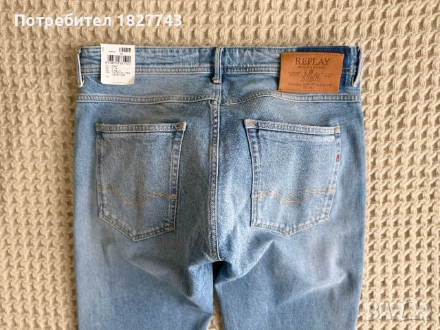 ЧИСТО НОВ ОРИГИНАЛ- Replay, снимка 3 - Дънки - 53580082