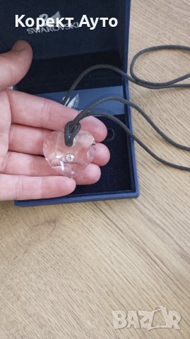 Голямо сърце Сваровски , снимка 3 - Колиета, медальони, синджири - 38903046