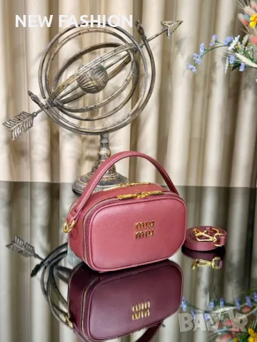 Дамски Кожени Чанти ✨MIU MIU , снимка 11 - Чанти - 50301846