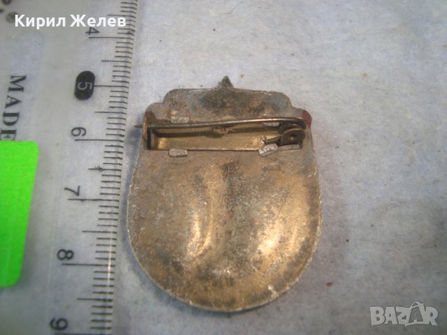 I. CELOSTATNI SPARTAKIADA 1955 Рядка СОЦ СПОРТНА ПОСРЕБРЕНА ЗНАЧКА с ЕМАЙЛ-ЛАК СПАРТАКИАДА 31598, снимка 2 - Колекции - 38065078