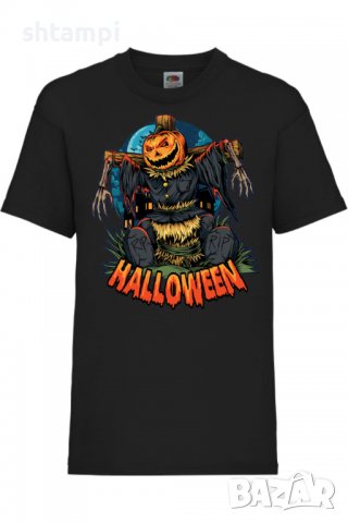 Детска тениска Halloween 02,Halloween,Хелоуин,Празник,Забавление,Изненада,Обичаи,