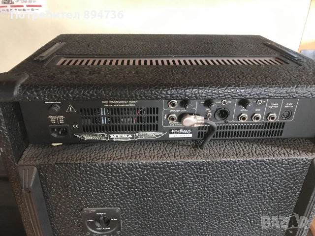  Усилвател за бас китара  Mesa Boogie Venture +кабинет Mesa Boogie PowerHouse  1x15", снимка 3 - Китари - 53268635