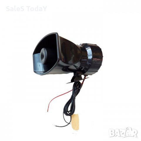 Сирена, Високоговорител,Мегафон, Универсална 3 тона, 12V, 125dB, 50W, черен, снимка 3 - Аксесоари и консумативи - 34608657