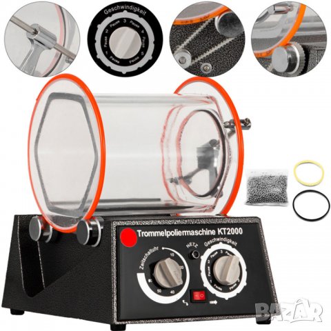 Нов Ротационен барабан/машина за полиране/, снимка 6 - Други машини и части - 28571478