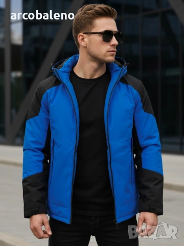 Мъжко зимно яке с качулка, 3цвята , снимка 8 - Якета - 53089762