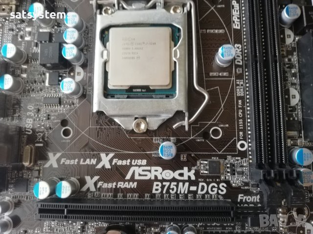 Дънна платка ASRock B75M-DGS Socket LGA1155, снимка 7 - Дънни платки - 43245577