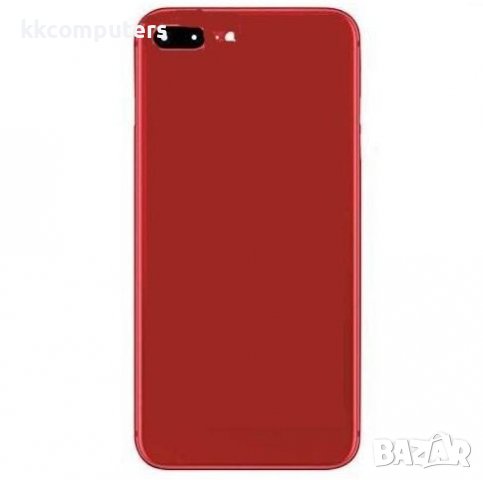 Капак батерия / Задно стъкло (BIG HOLE) за iPhone 8 Plus 5.5 / Червен Баркод : 482921, снимка 1 - Резервни части за телефони - 36978614