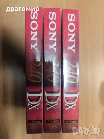 SONY 240 VHS cassete , снимка 3 - Камери - 52438325