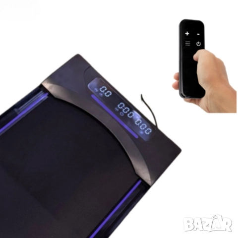 Компактна пътека за бягане с дистанционно - тиха, тънка и идеална за дом и офис , снимка 4 - Други спортове - 52744909