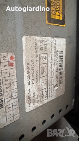 Оригинална Аудио / GPS и видео система за Citroen C1 2006 - 271099 /  55405-0H010, снимка 2 - Части - 52681636