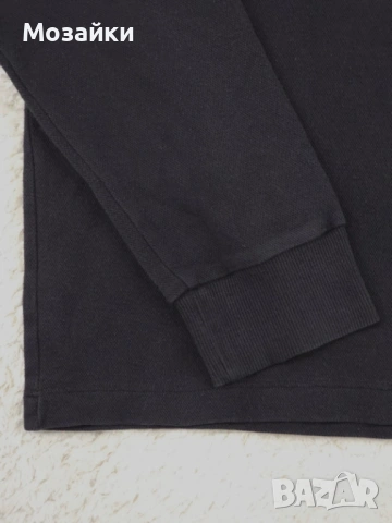 Мъжки суичър Calvin Klein Jeans Черен с лого patch Размер М, снимка 4 - Блузи - 53595715