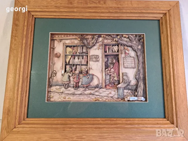 3D картина в дървена рамка 