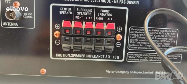 Ресивър JVC RX-5062S#2, снимка 8 - Ресийвъри, усилватели, смесителни пултове - 51191103