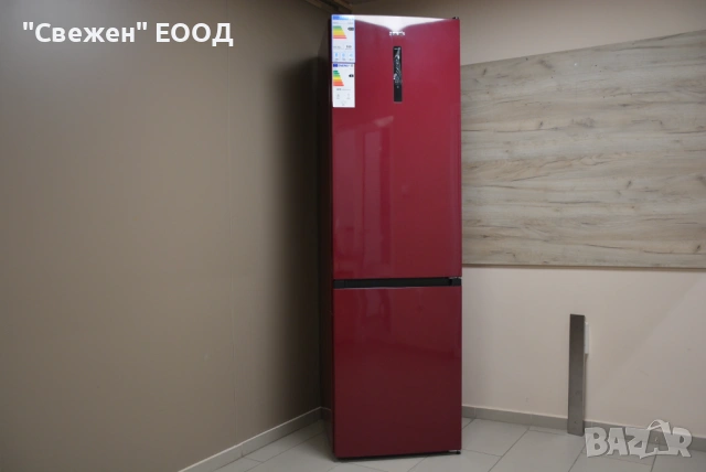 Червен хладилник с фризер GORENJE NK89C0DR NoFrost, MultiFlow