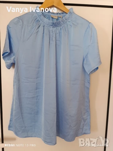 Blue motion синя блузка хл, снимка 3 - Блузи с дълъг ръкав и пуловери - 51363742