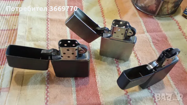 Лот от 3 винтидж запалки Zippo, снимка 2 - Запалки - 48138815